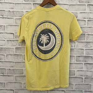 Women’s Palmetto Moon yellow short sleeve t-shirt Small